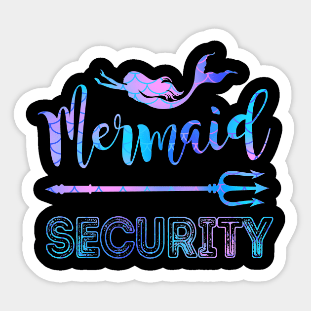 Merman Mermaid Security Sticker by martinyualiso